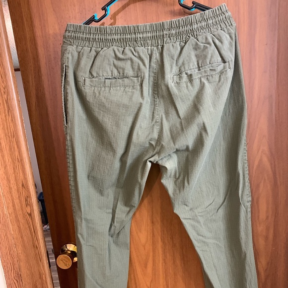 Army green jean joggers - Picture 4 of 5